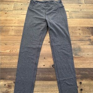 Athleta Kids, girls light gray leggings, Youth 14